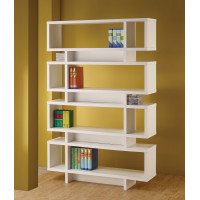 Coaster Furniture 800308 4-tier Open Back Bookcase White